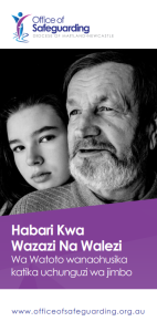 Habari Kwa Wazazi Na Walezi Wa Watoto wanaohusika katika uchunguzi wa jimbo (Information for parents and carers of children involved in a Diocesan investigation)